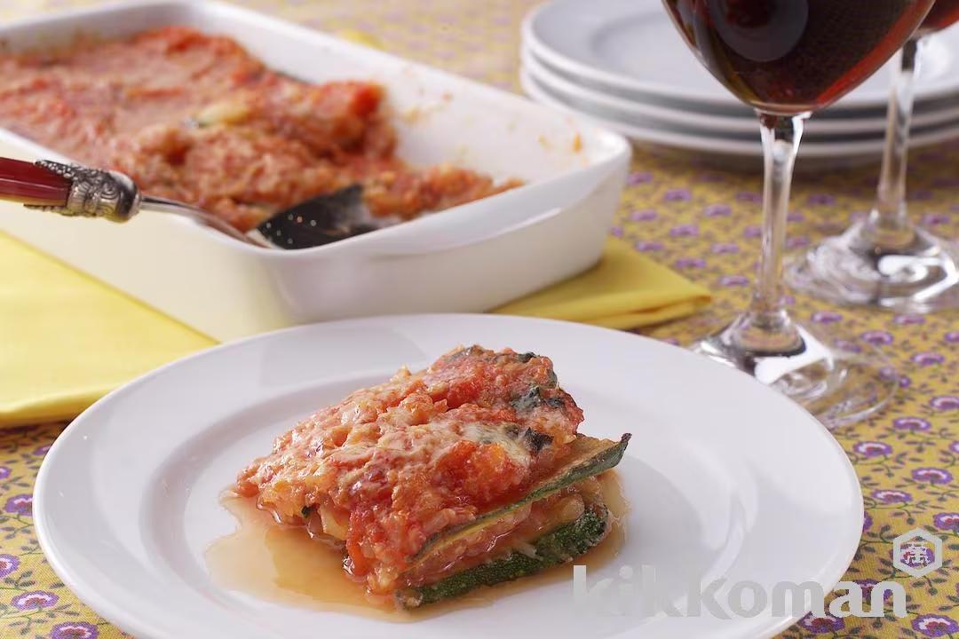 Layered Zucchini and Tomato Casserole