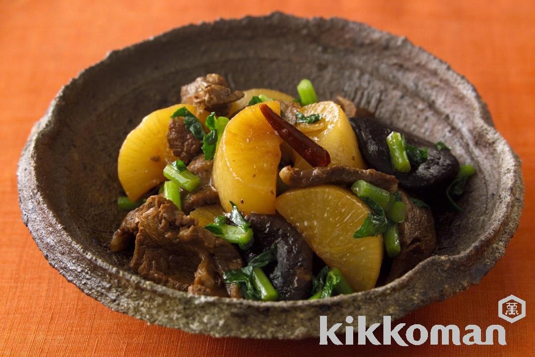 Korean-Style Braised Beef and Daikon Radish