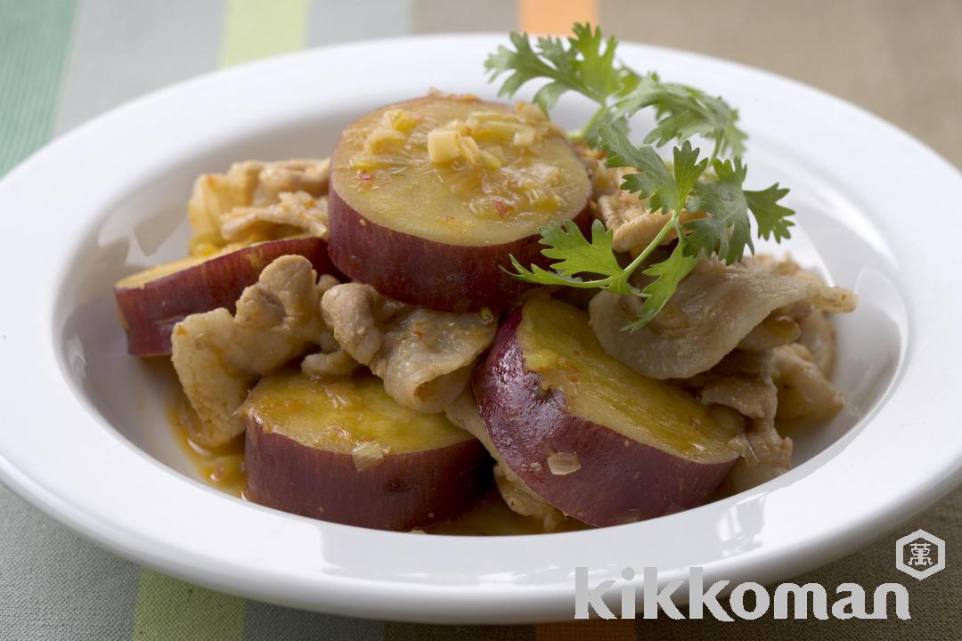 Spicy Boiled Sweet Potato and Pork