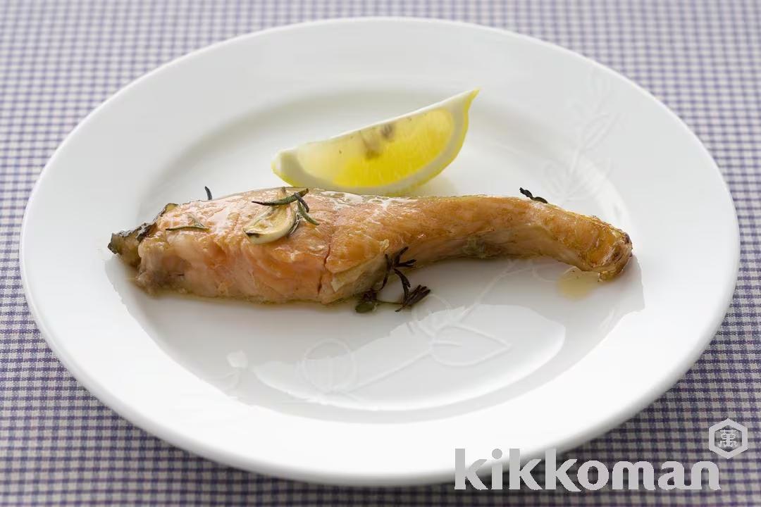 Herb-Flavored Grilled Salmon