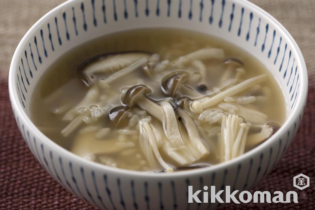 Mushroom and Rice Soup