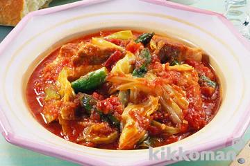 Simmered Pork and Tomato Stew