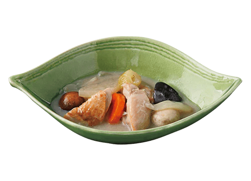 Chicken and Vegetable Soy Milk Stew