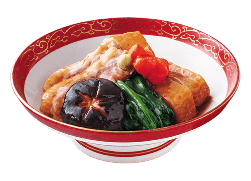 Jibuni Simmered Duck with Nama-fu Wheat Gluten & Vegetables
