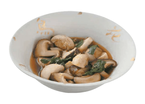 Simmered Mushrooms with Dashi Stock