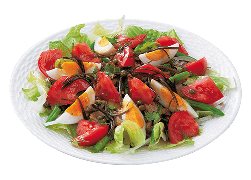 Tuna Salad with Olive Oil Kombu Dressing