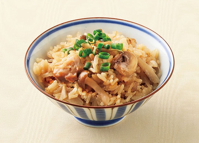 Takikomi Gohan Seasoned Rice with Mushrooms