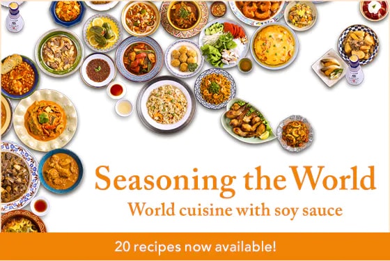 World Cuisine with Soy Sauce