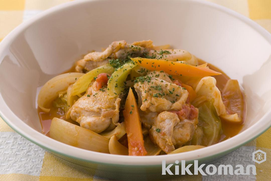 Easy Simmered Chicken and Vegetables