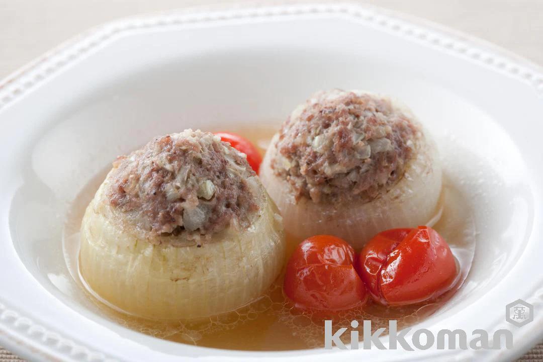 Tomato-flavored Stuffed Onions