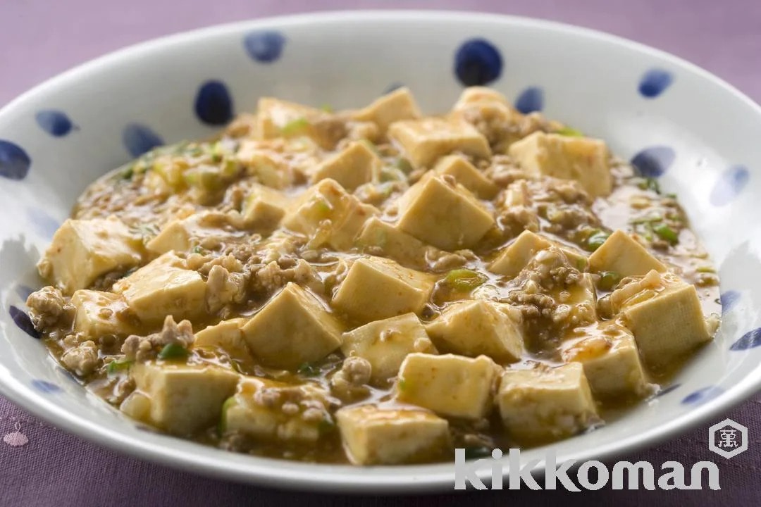 Mapo Tofu (Tofu and ground meat in spicy bean sauce)