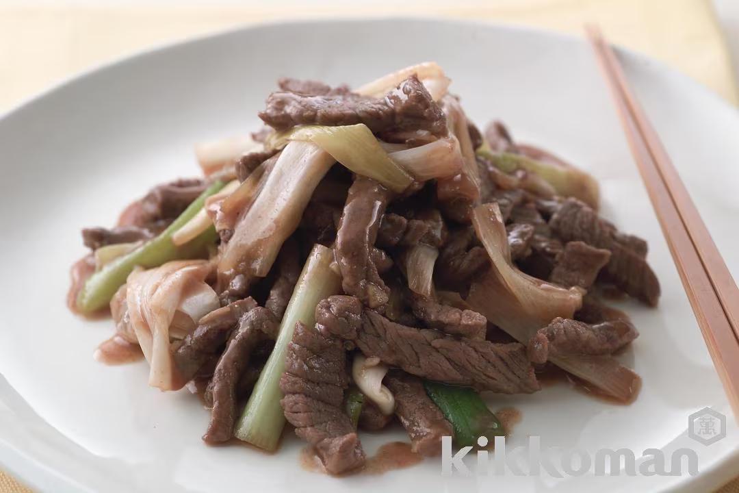 Beef and Onion Stir-Fry