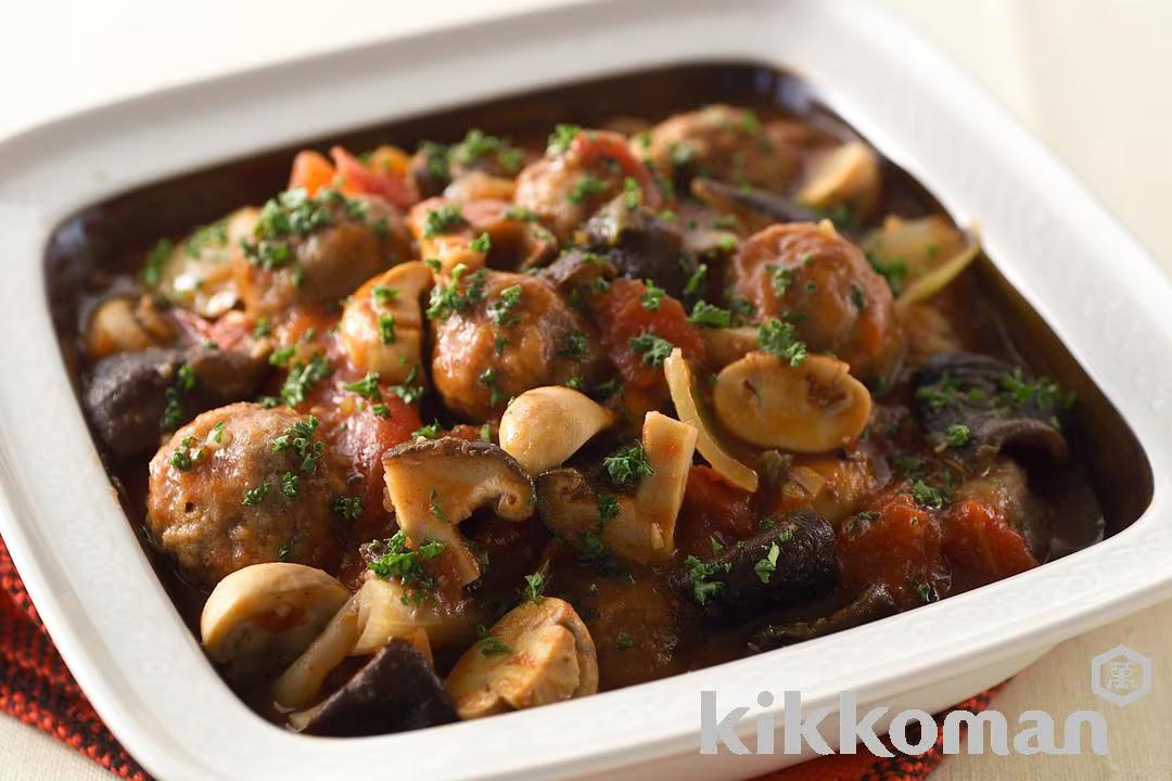 Mushroom and Meatball Stew