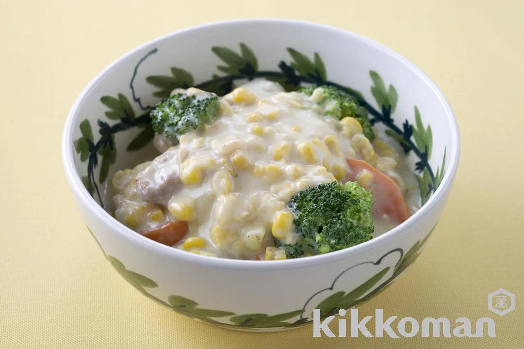 Chicken and Corn Cream Stew