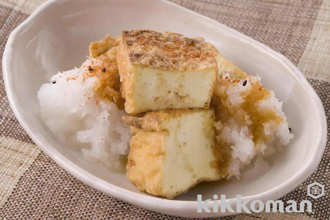 Fried Tofu with Grated Daikon Radish