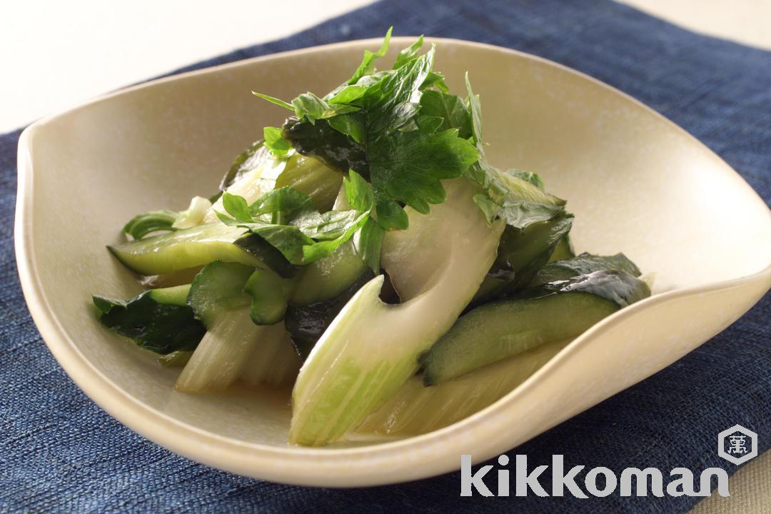 Sweet Vinegar Cucumber and Celery Stir Fry