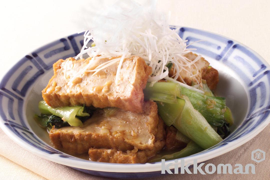 Spicy Fried Tofu and Bok Choy