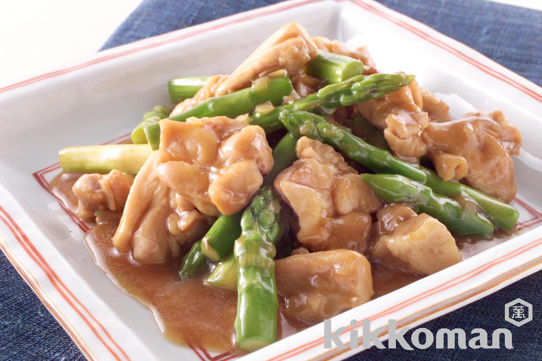 Chinese Style Simmered Chicken and Asparagus