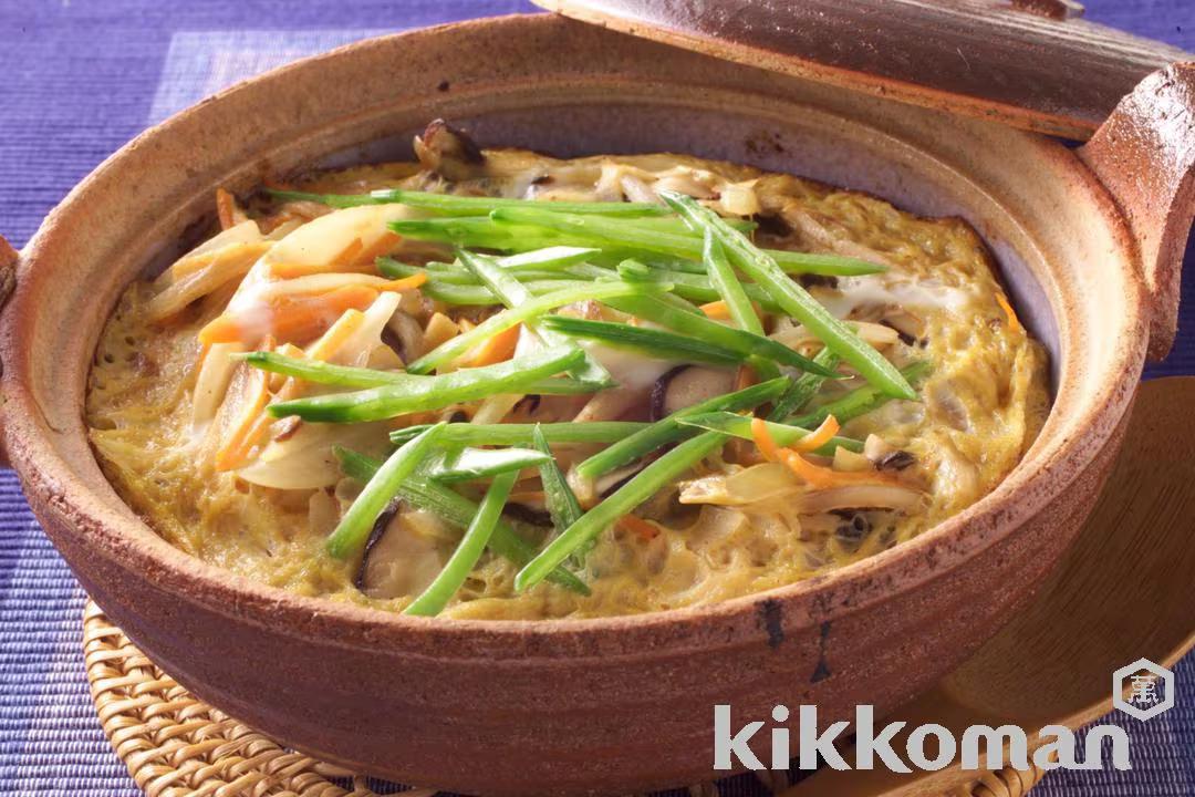 Tofu and Vegetable Omelet