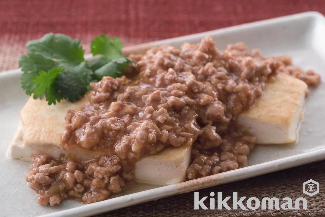 Tofu Steak in Mapo Sauce