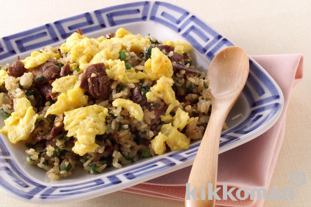 Beef and Garlic Chive Fried Rice