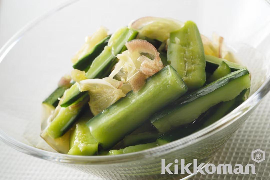 Cucumber and Myoga Salad