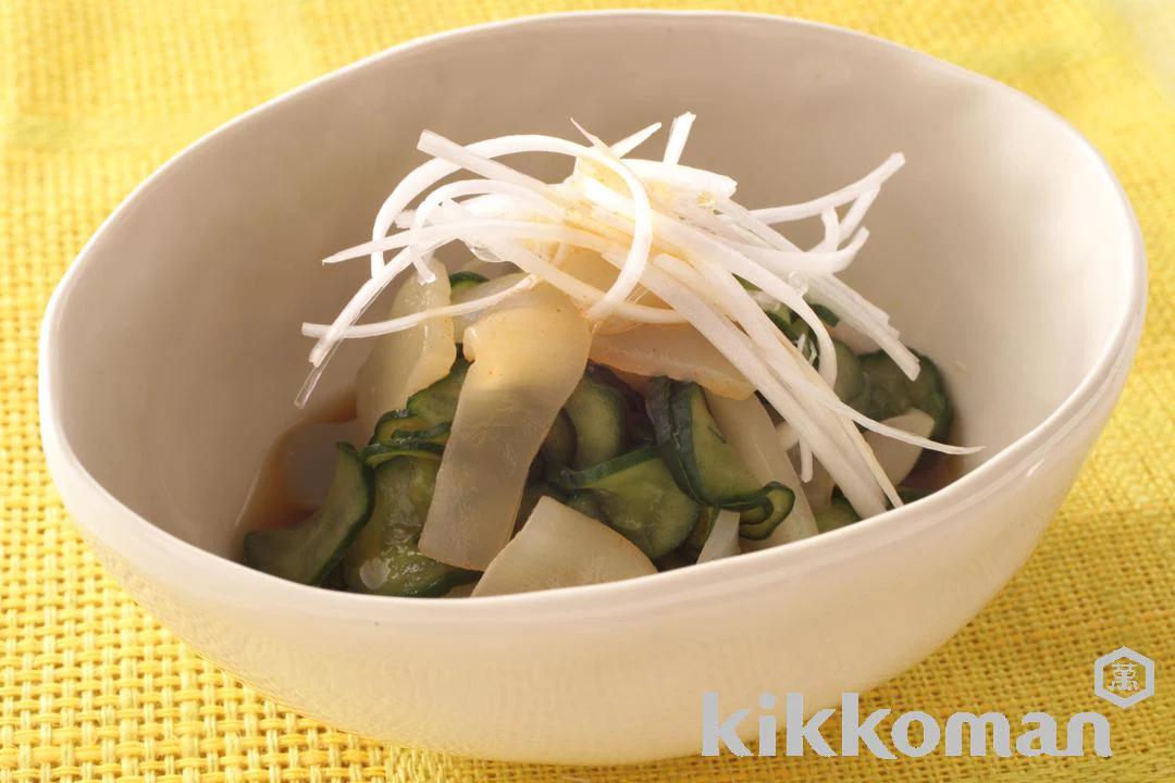 Squid and Cucumber Salad