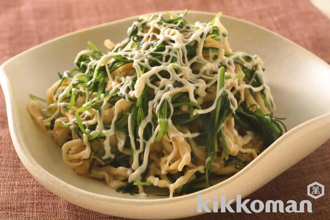 Dried Radish Strips and Okahijiki Salad