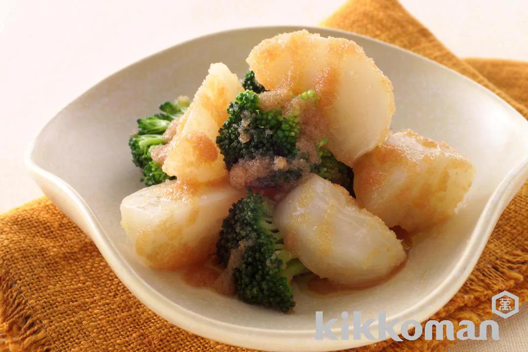 Turnip and Broccoli with Pollack/Cod Roe Dressing