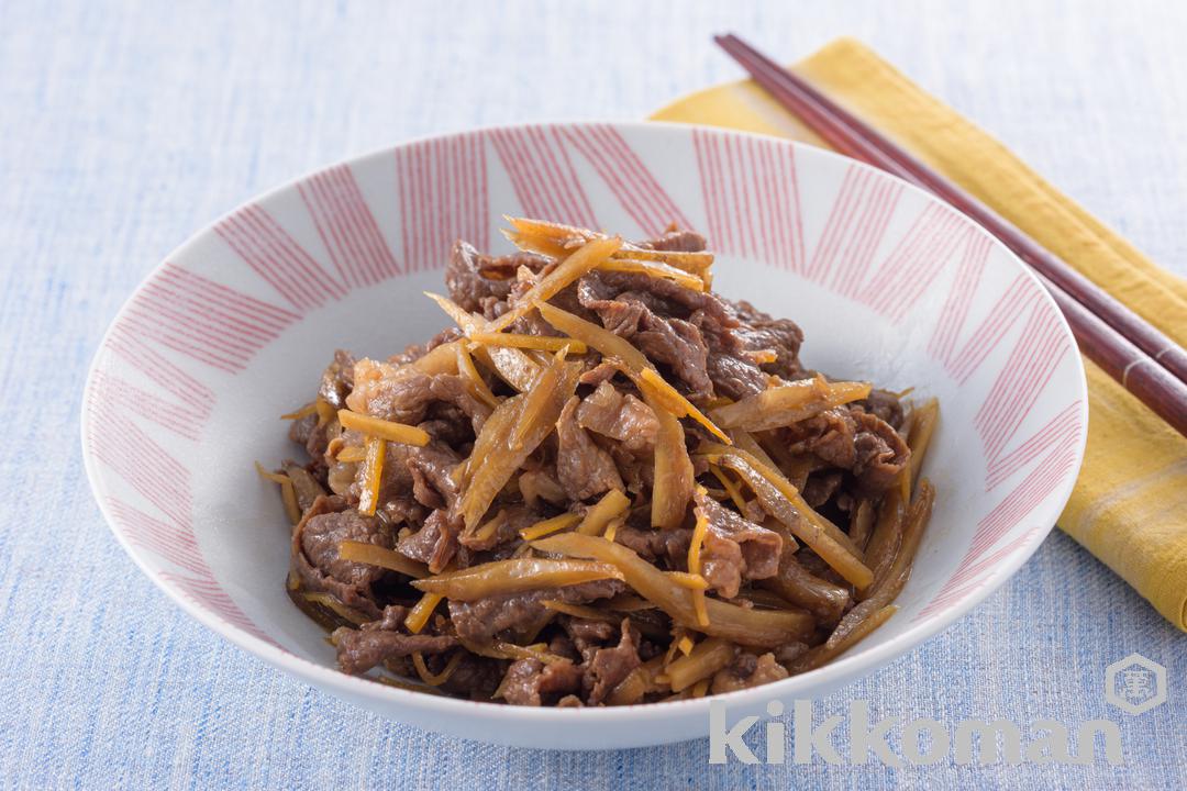 Simmered Beef and Gobo