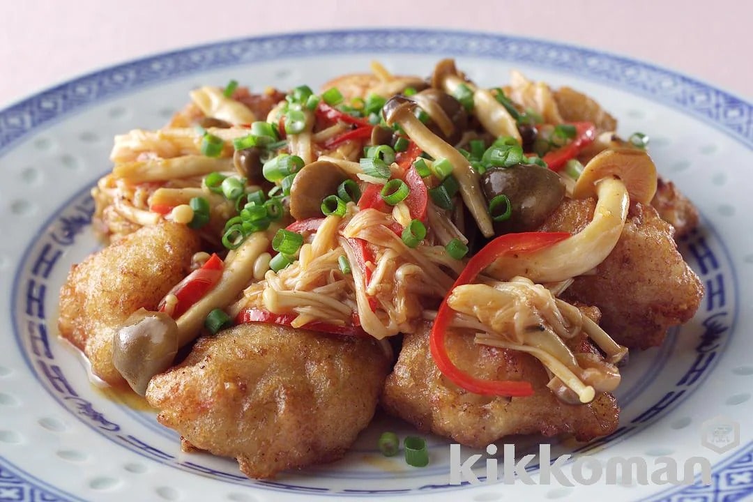 Sweet and Sour Shrimp and Lotus Root Balls