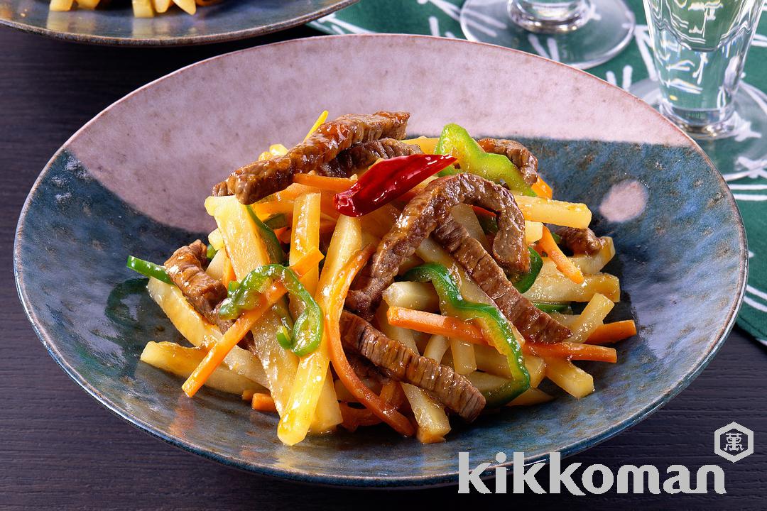 Beef and Potato Kinpira