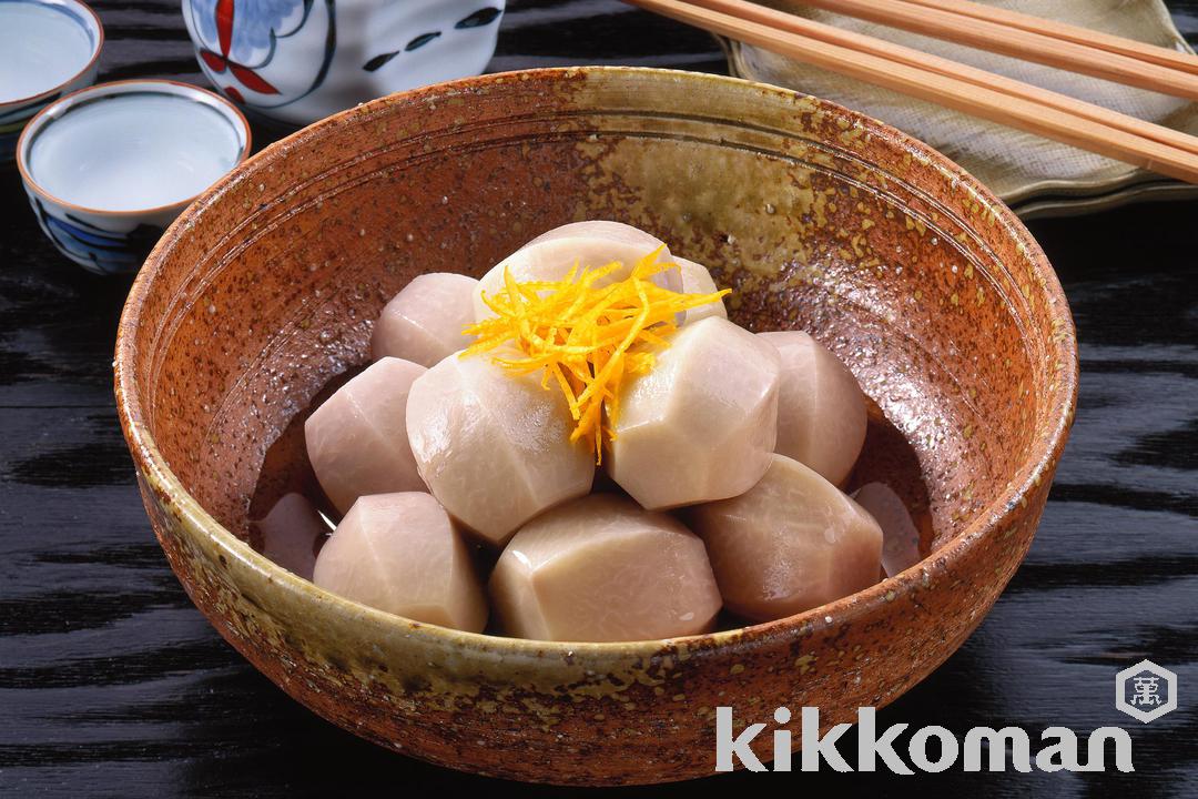 Simmered Taro and Yuzu