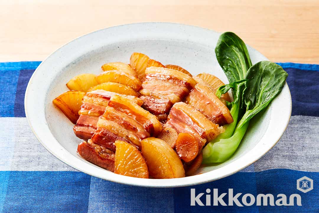 Simmered Pork Belly and Daikon Radish