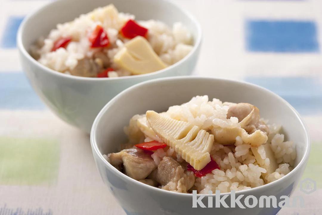 Japanese-style Bamboo Shoot and Chicken Pilaf