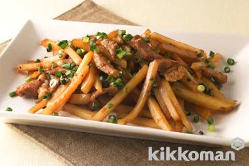 Japanese-Style Pork and Potato Saute