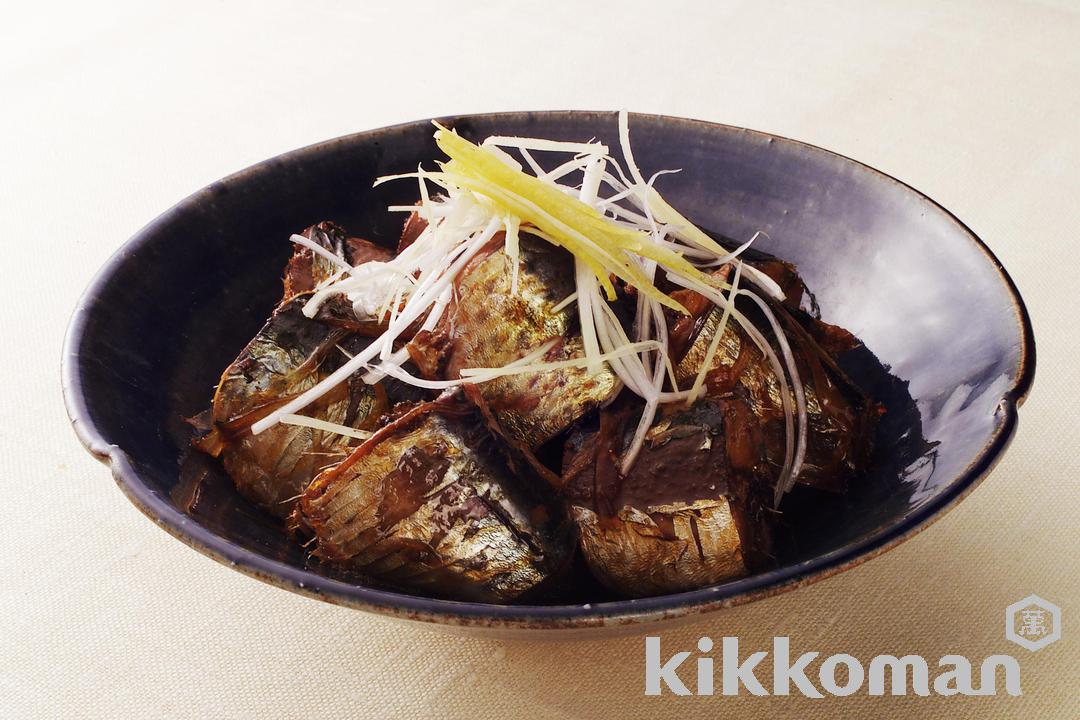 Boiled Sardines and Japanese Herbs