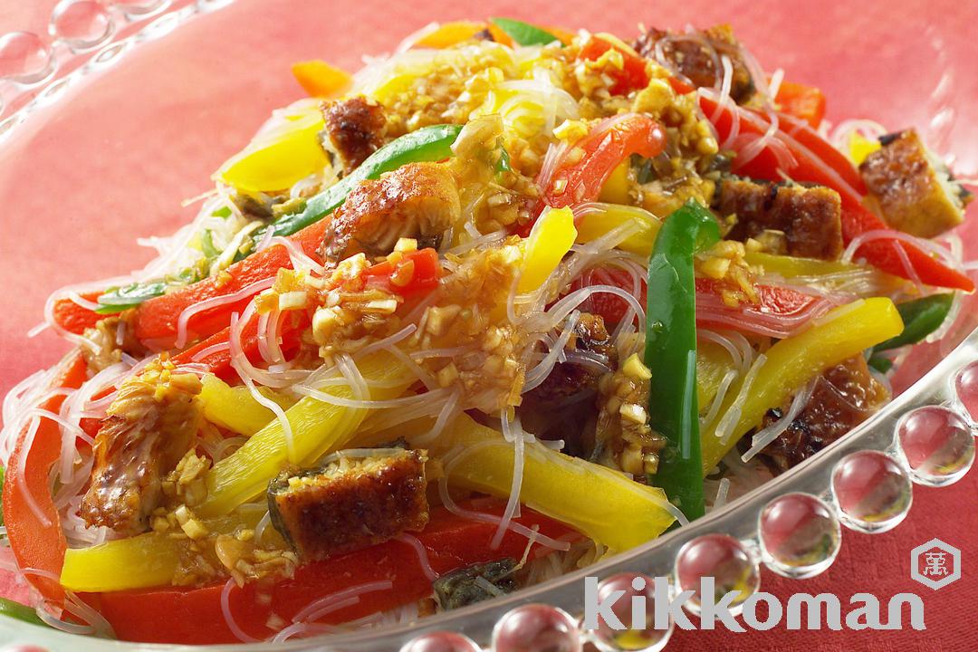 Eel and Harusame Noodle Salad