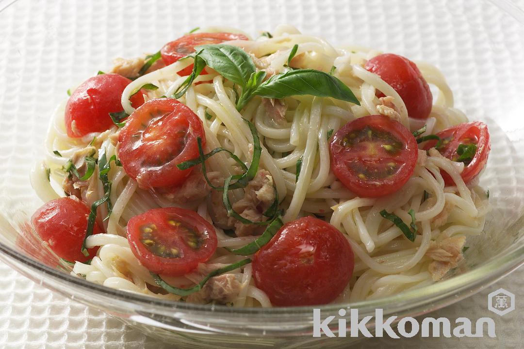 Somen Noodles with Cherry Tomatoes