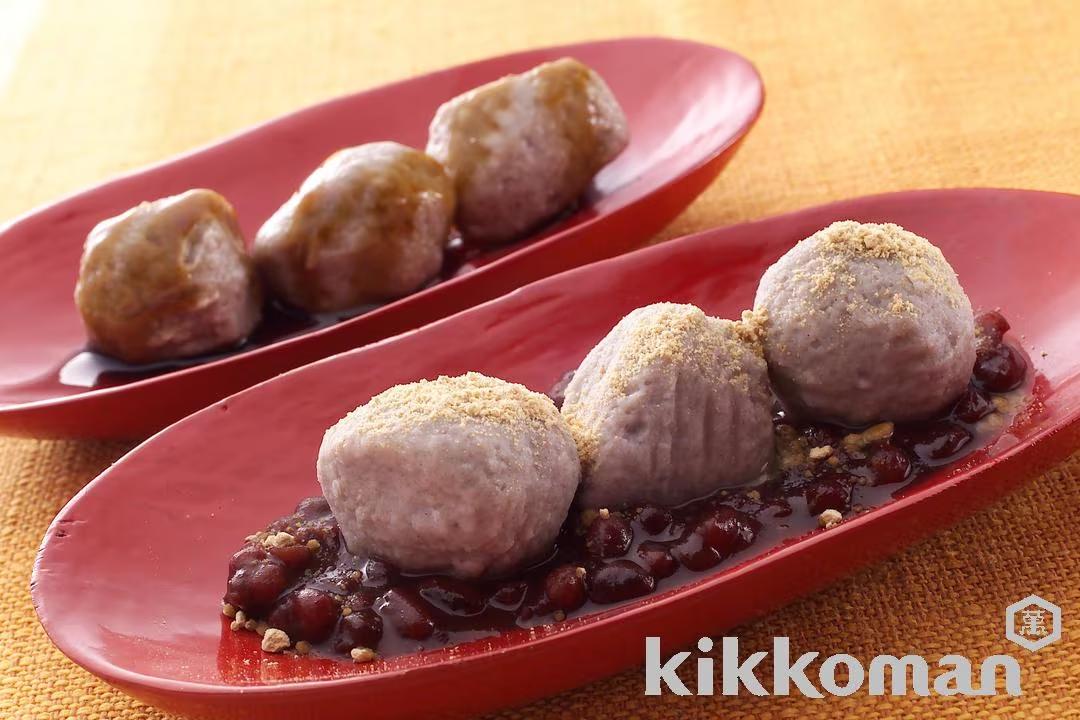 Buckwheat Dumplings in Sweet Sauce