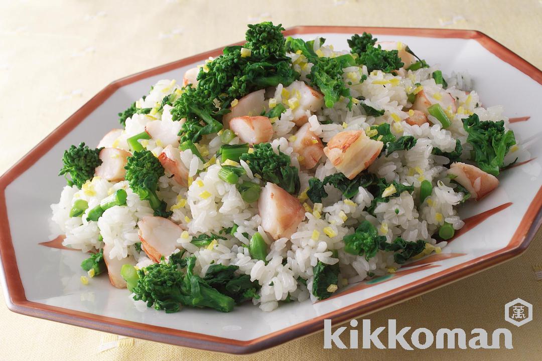 Aromatic Shrimp and Nanohana Chirashi Sushi