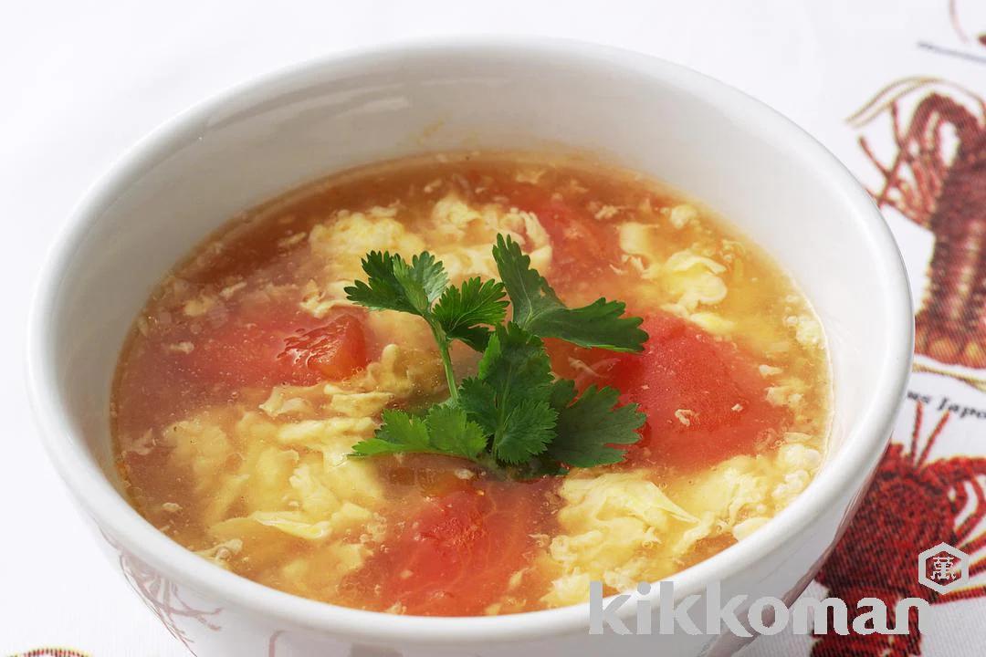 Tomato Egg Drop Soup