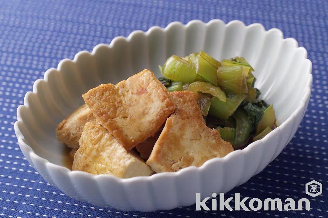 Fried Tofu and Bok Choy