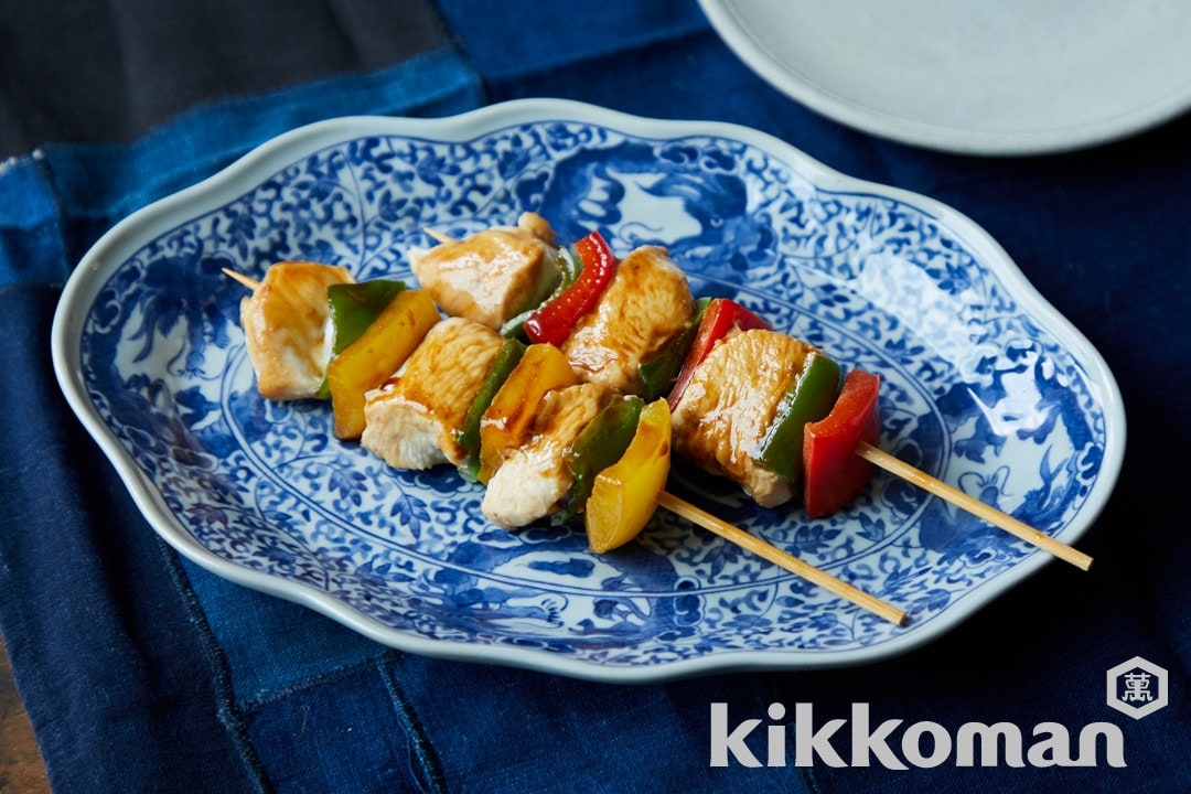 Yakitori (Chicken Breast Meat and Bell Peppers)