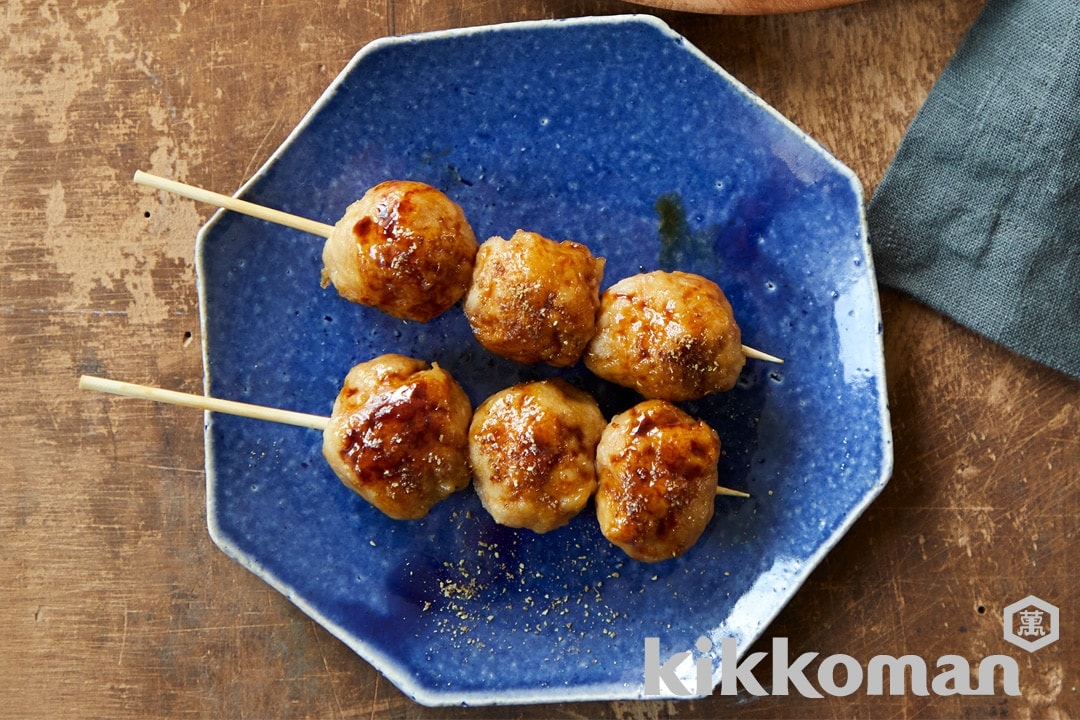 Tsukune {Boulettes de Poulet Sauce Yakitori} - Brian Iz In The Kitchen