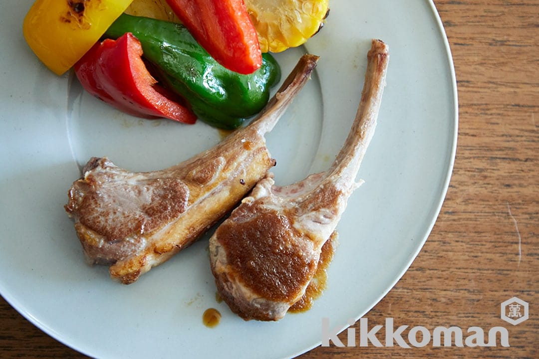 Grilled Lamb Chops - Yakiniku Sauce