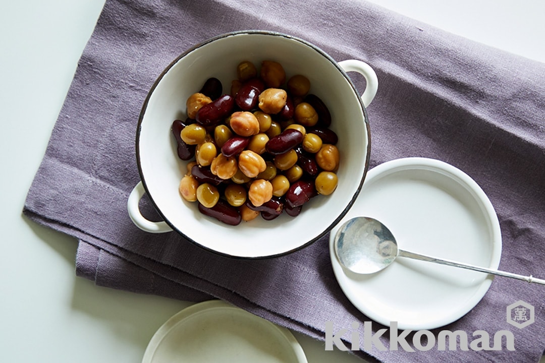 Soy Sauce Marinated Boiled Beans