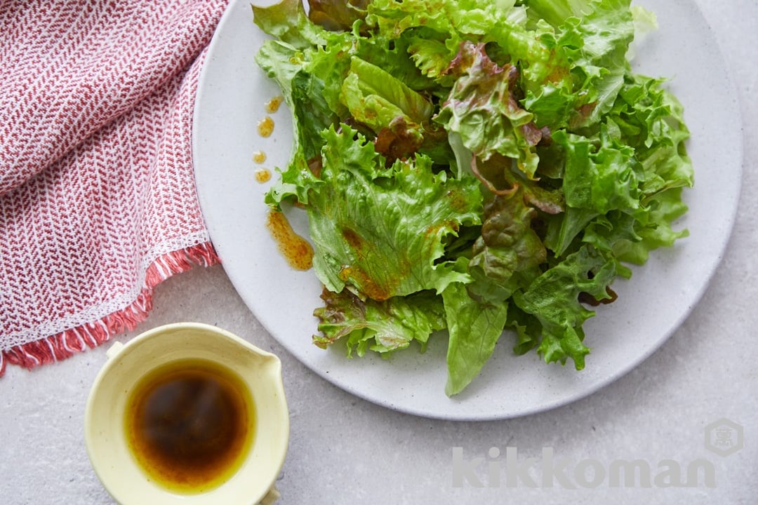Fresh Vegetable Salad - Soy Sauce & Olive Oil Dressing