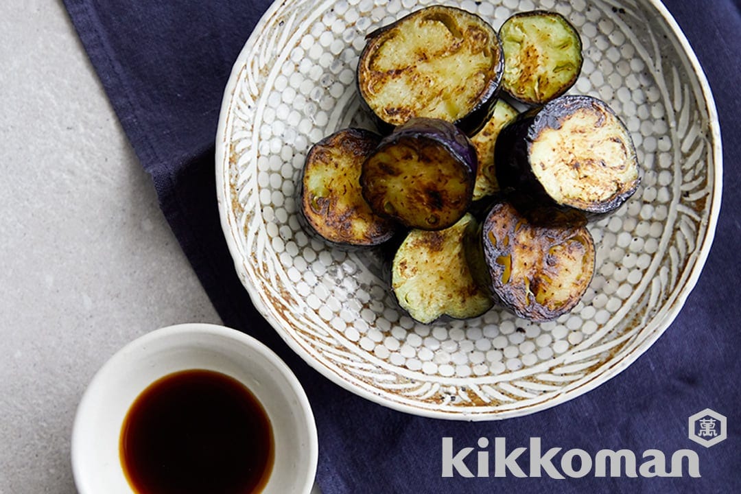 Pan-roasted Eggplant - Worcestershire Soy Sauce
