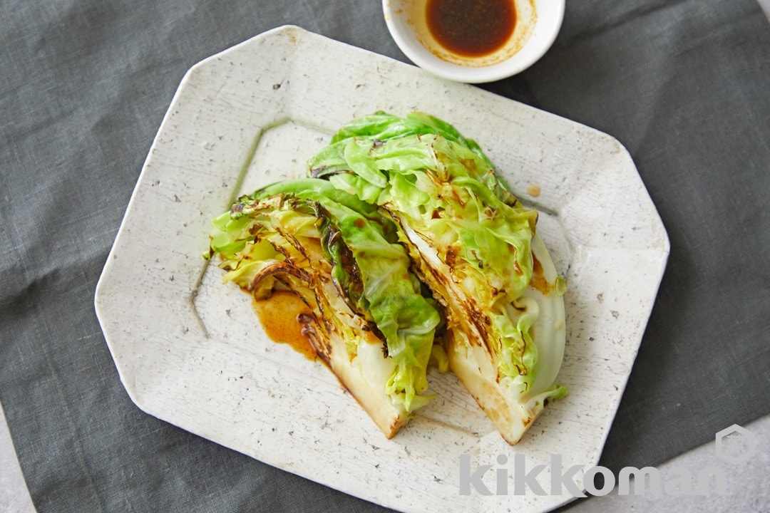 Pan-roasted Cabbage - Curry Soy Sauce